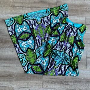 Maggy London for Melanie Lyne dress sleeveless psychedelic flower power size 6